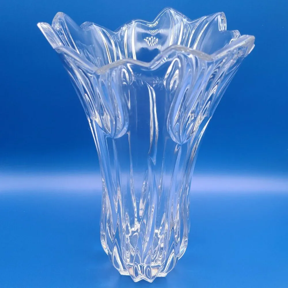 Vintage Gorham Lead Crystal Tulip Pattern Giftware Vase 10